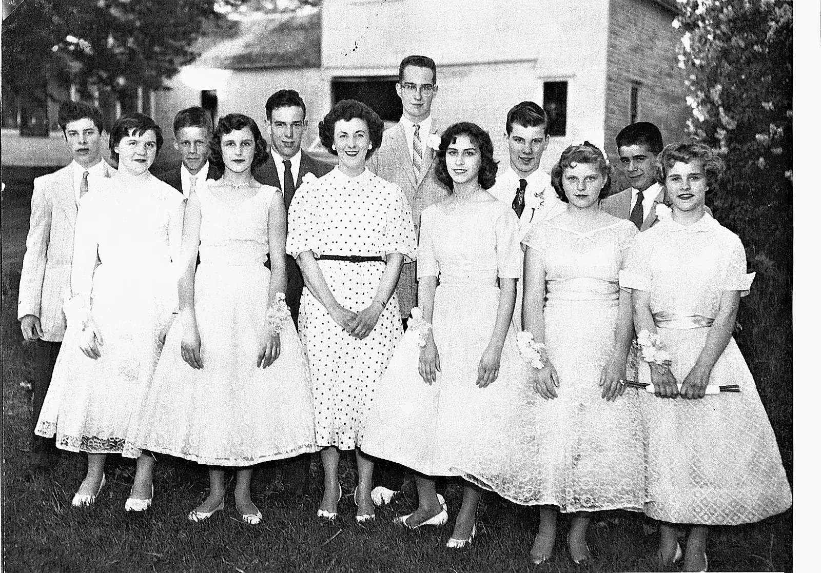 Graduating class of 1959, East Vassalboro School, Vassalboro, Maine