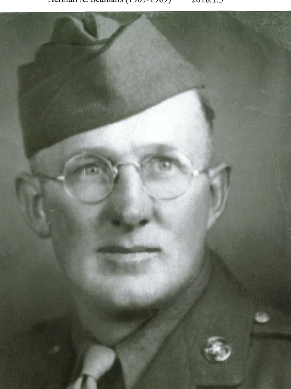Portrait of Herman K. Seamans in Army uniform