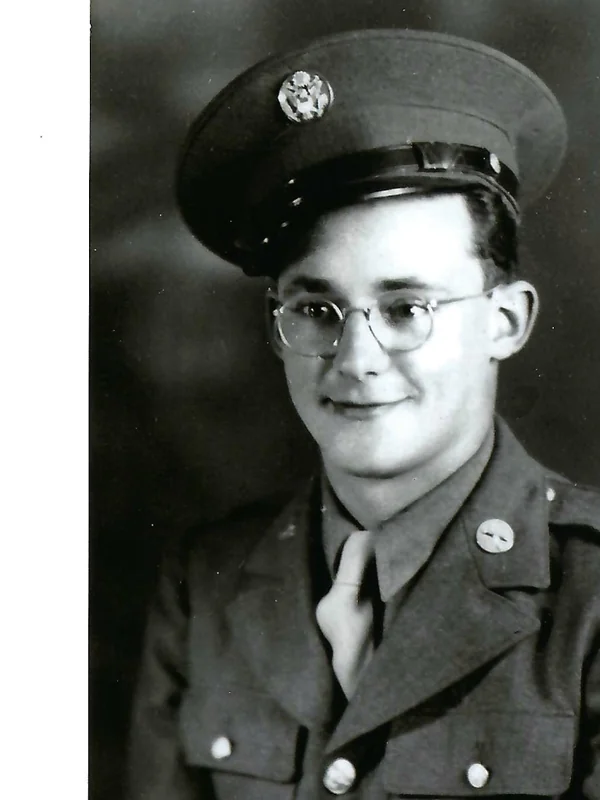 Portrait of James Gray in his WWII uniform