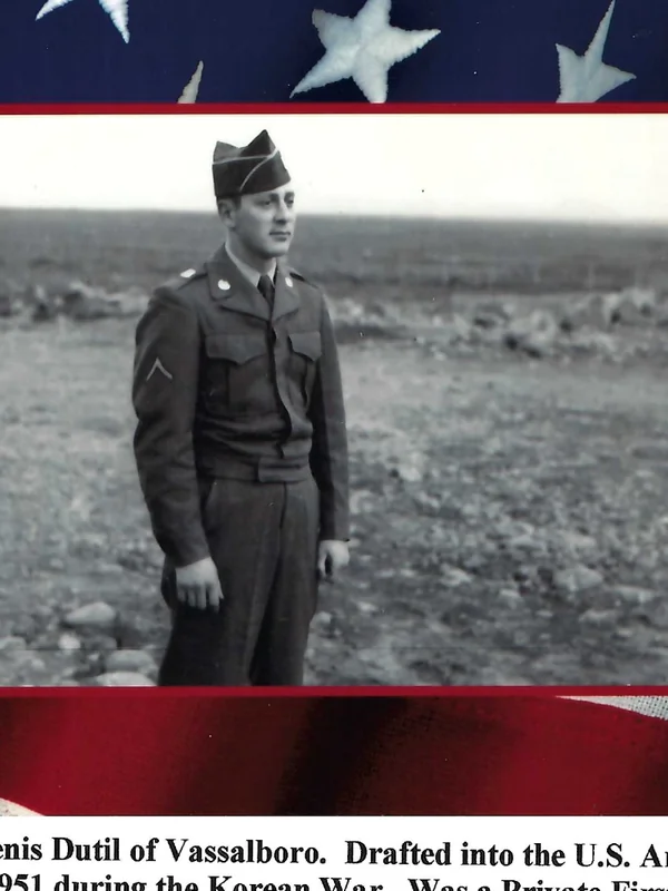 PFC Louis Denis Dutil of Vassalboro, U.S. Army, Korean War era
